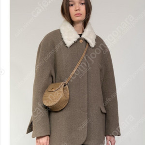 쏭스튜디오 지블링코트 지블링자켓 울코트 알파카코트