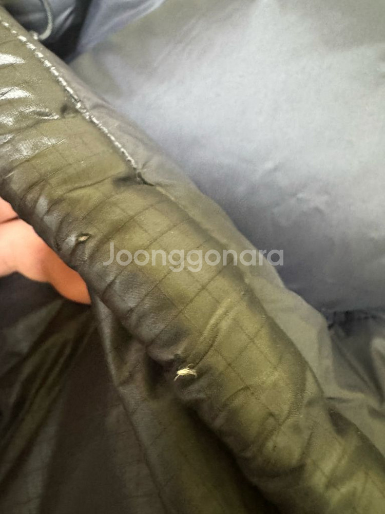 노스페이스 화이트라벨 패딩 조끼 XL--4