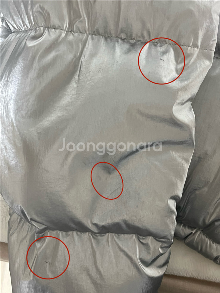 (W) 노스페이스 화이트 라벨 눕시 다운 자켓 SE 실버--3