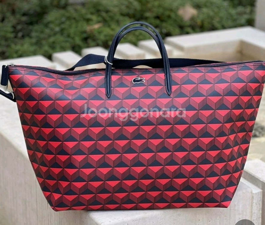 라코스테 쇼퍼백--4