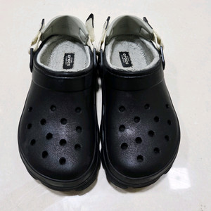 크록스 올터레인 라인드 클로그 블랙260사이즈