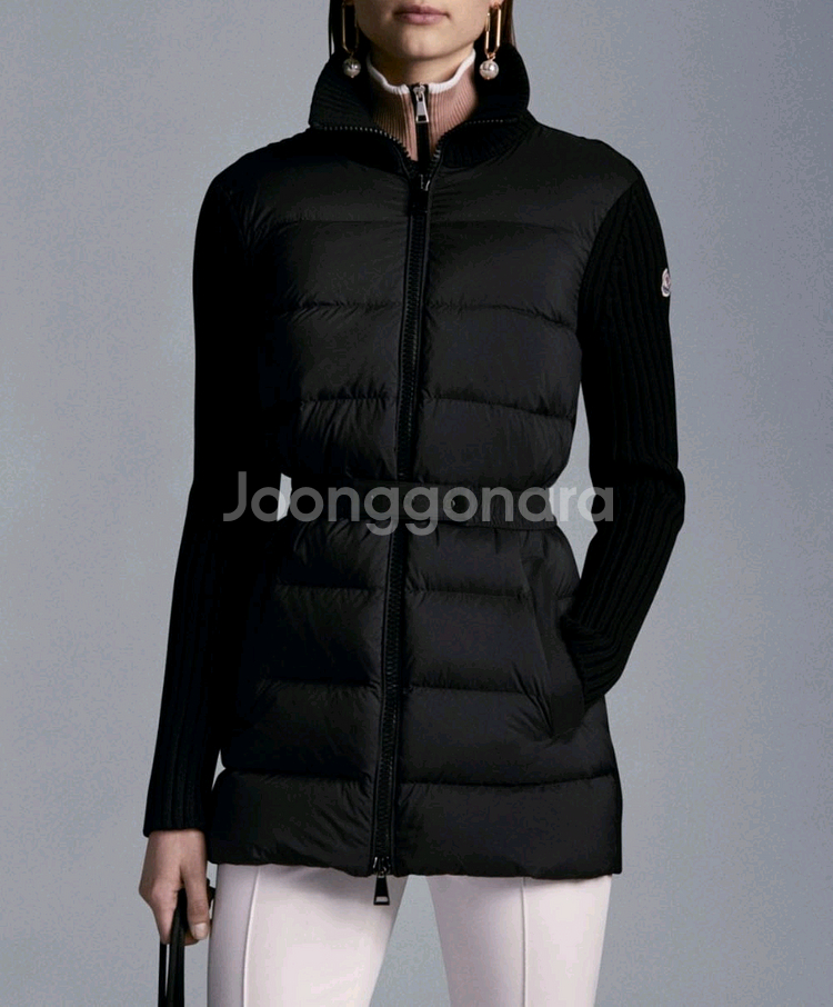 몽클레어 벨트 니트 패딩 새제품--1