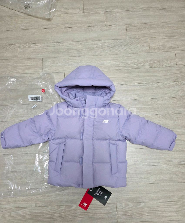 새상품 뉴발란스 유러피언 구스 숏패딩 120--1