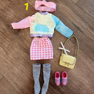 여아 장난감 미미인형 옷 , 옷장 인형놀이