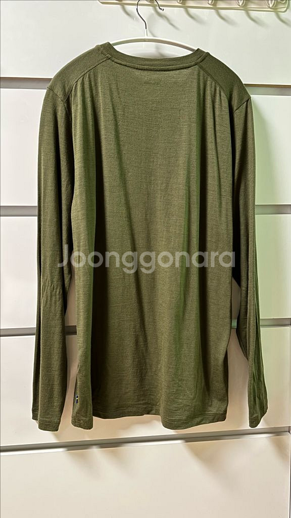 피엘라벤 25 남성 아비스코 울 LS 티셔츠 Mens L--1