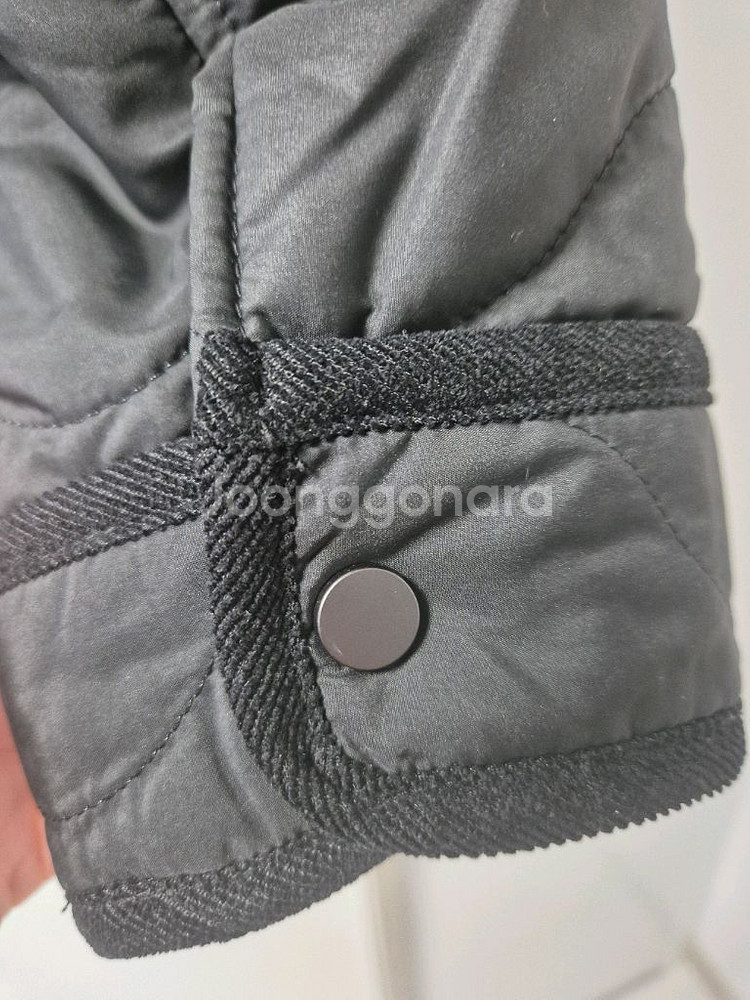 더엣지 fw 퀼팅 숏 패딩 자켓 블랙 55+가방--4