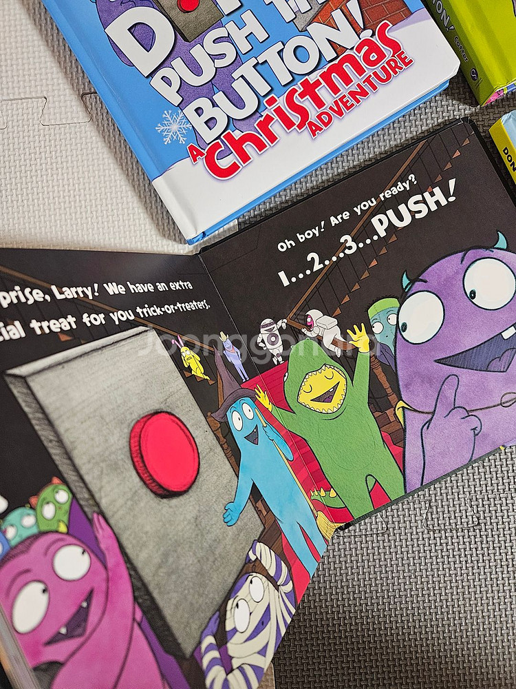 [반값택포] 돈푸쉬더버튼 유아보드북 4권 일괄 유아원서 영어보드북 엄마표영어 유아영어 영어책 홈스쿨--4