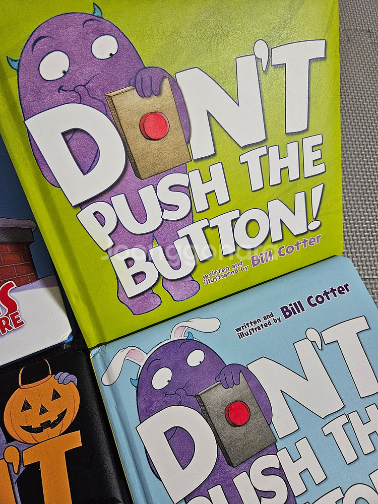 [반값택포] 돈푸쉬더버튼 유아보드북 4권 일괄 유아원서 영어보드북 엄마표영어 유아영어 영어책 홈스쿨--1