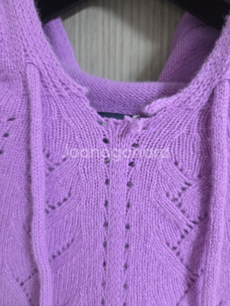 마인 스트랩 후드 니트 랑방 타임 더캐시미어 시스템--4