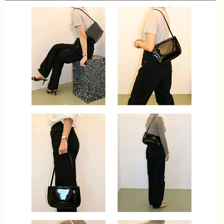 네버베터 애나 가죽 숄더백 블랙--7