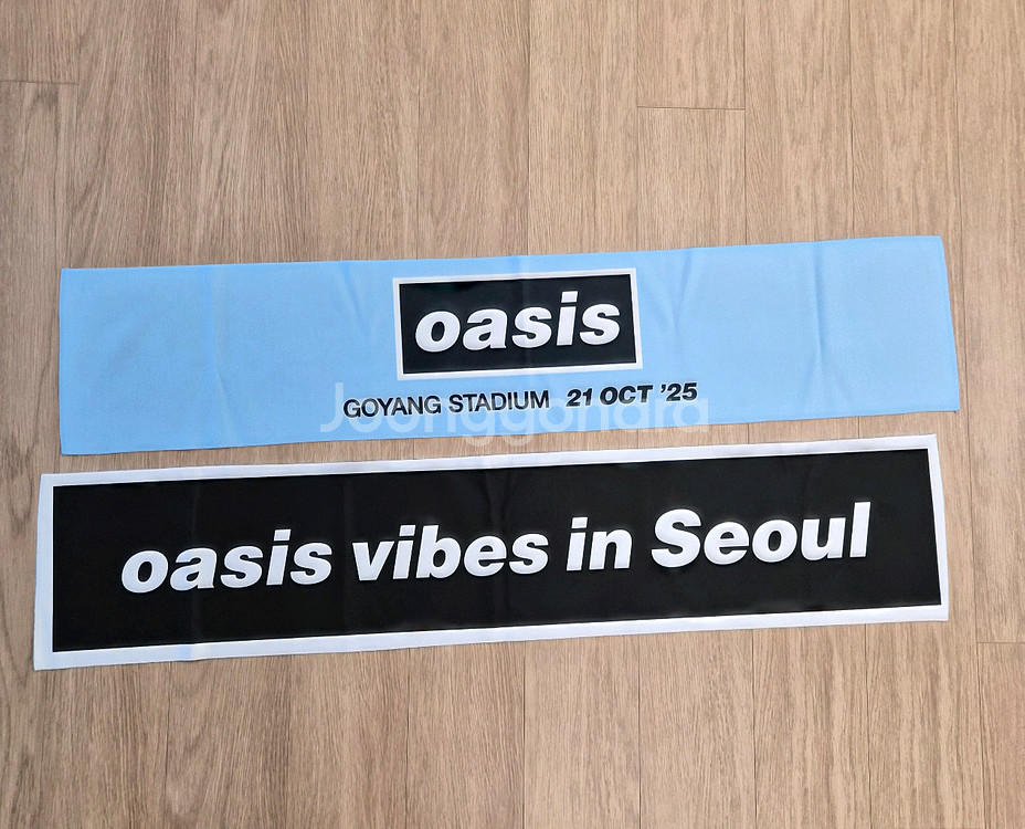 오아시스 고양 콘서트 응원타올/슬로건--1