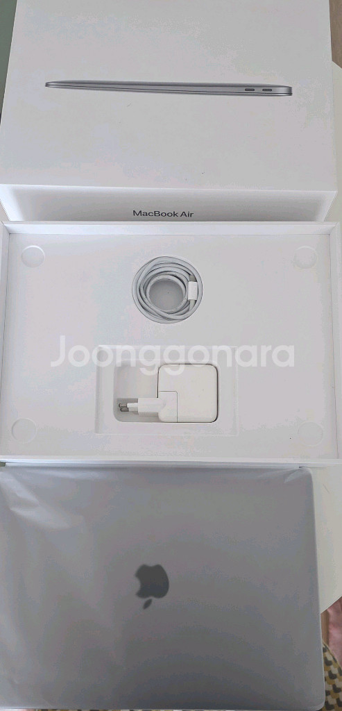 맥북에어 M1 8GB/512GB 13인치[스페이스그레이] 판매합니다--0