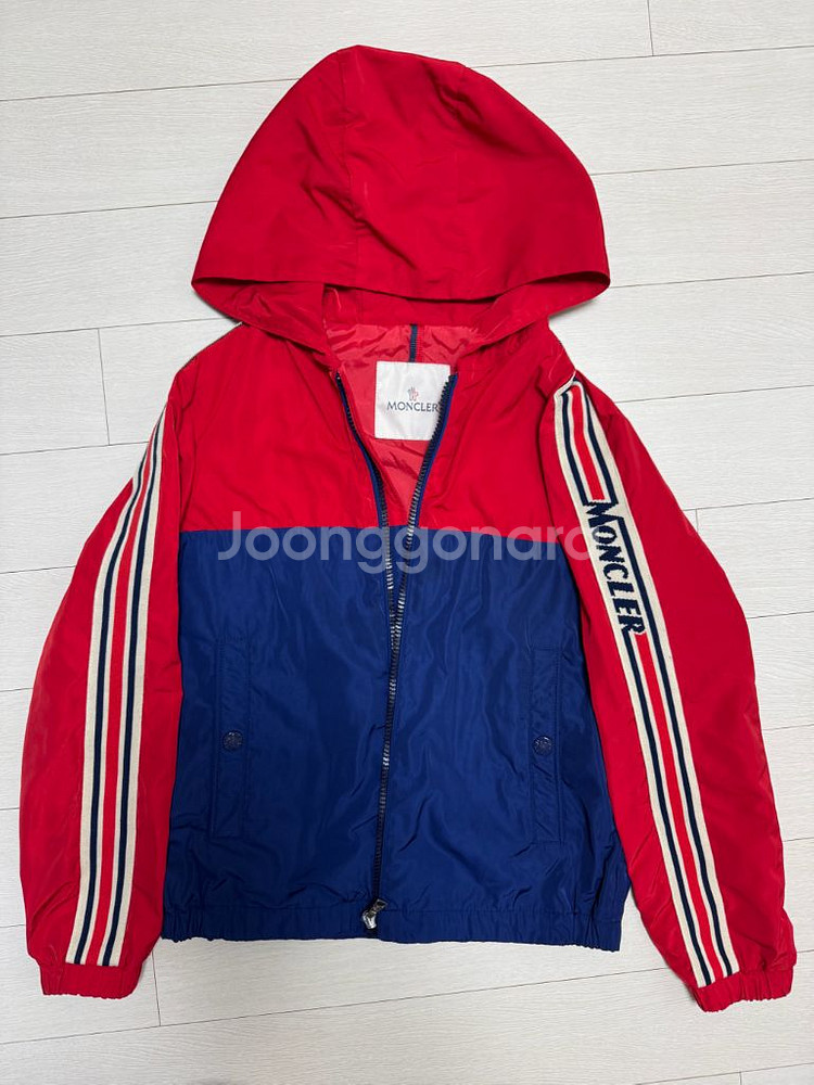 몽클레어 키즈 후드 바람막이 자켓--1