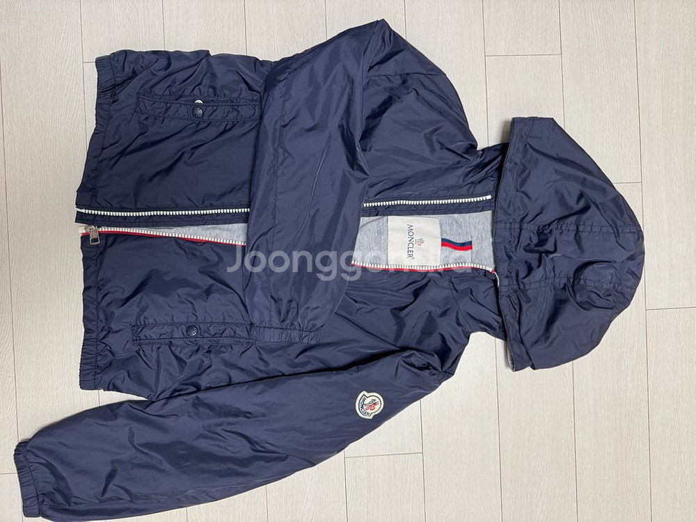 몽클레어 키즈 후드 바람막이 자켓--6