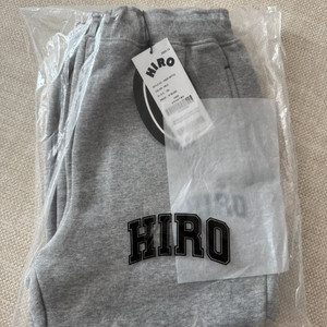 히로 블랭크 조거팬츠 멜란지 120새상품