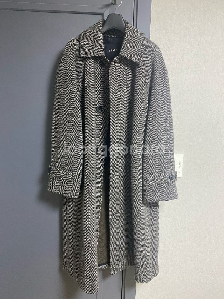 타임옴므 22FW 헤링본 발마칸코트 95--0