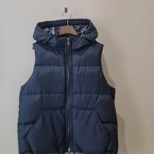 COACH 코치 네이비 패딩 조끼 (M)