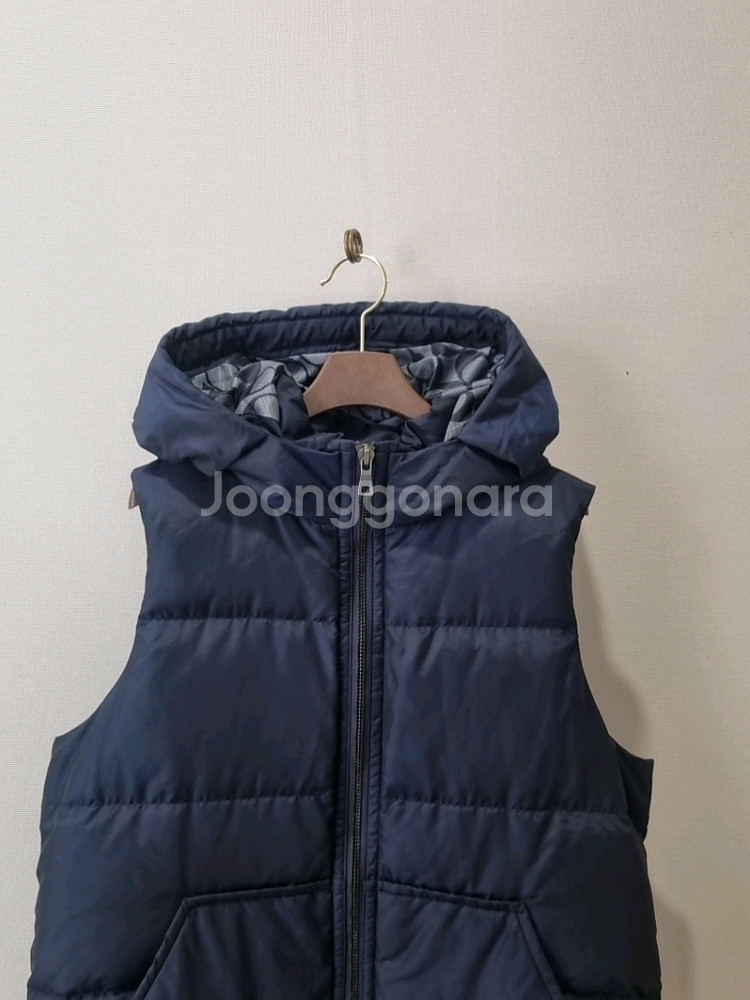 COACH 코치 네이비 패딩 조끼 (M)--1