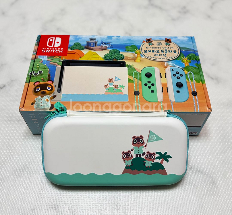 닌텐도 스위치 동물의숲 에디션 풀박스 판매--0