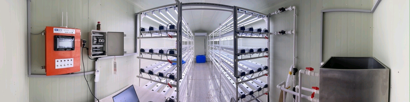 컨테이너형 스마트팜 수경식 이미지