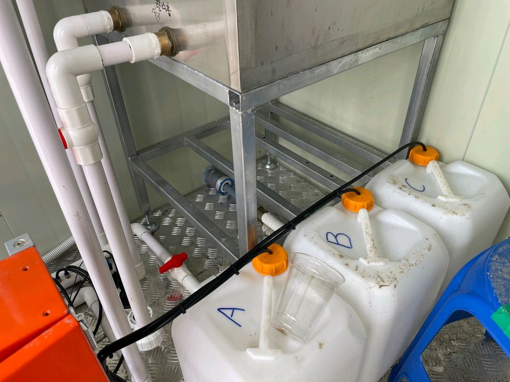 컨테이너형 스마트팜 수경식 이미지