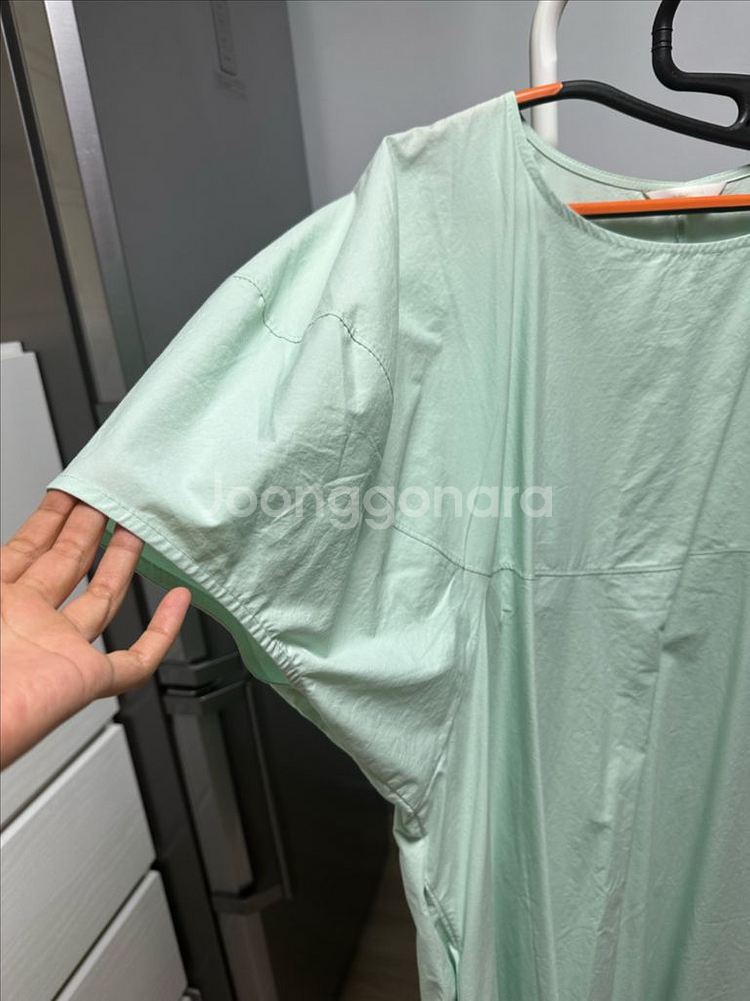 르꼬르망 롱원피스 민트 free사이즈--1