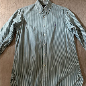 폴로 랄프로렌 그린 스트라이프셔츠 M사이즈 판매