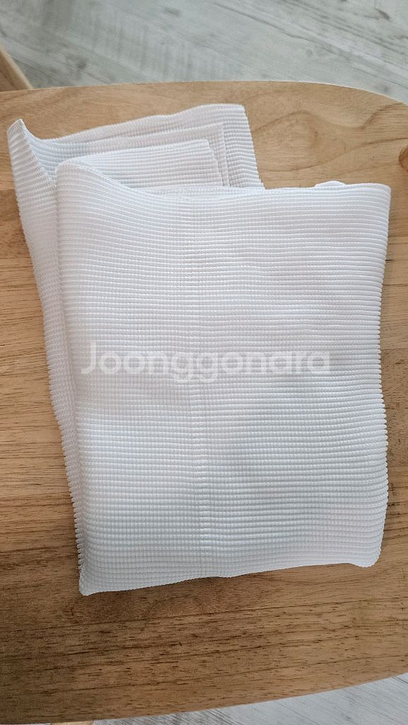 미 이세이미야케 스트레치 플리츠 가디건 화이트--1