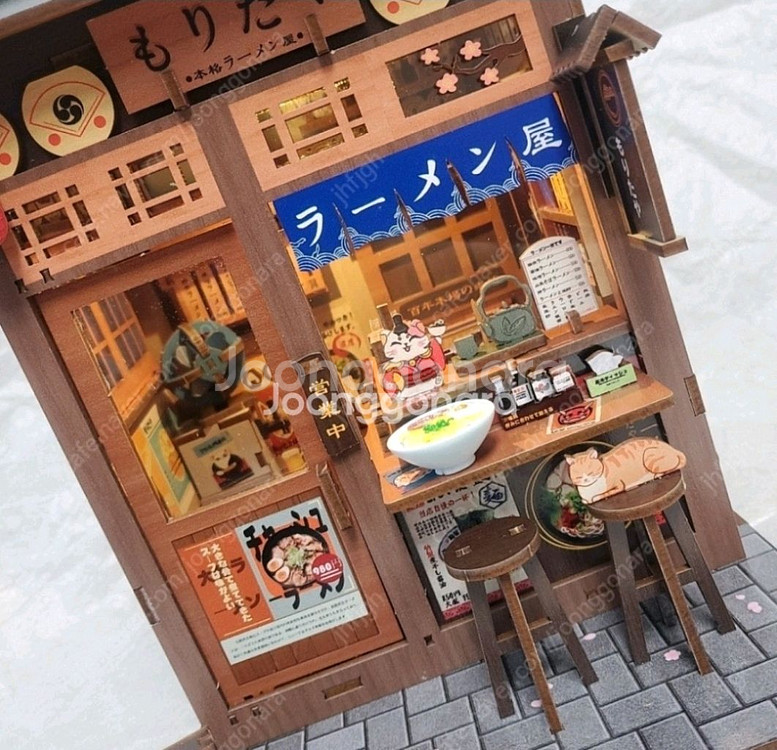 [45번] DIY 미니어처하우스 완성품 (LED)--7