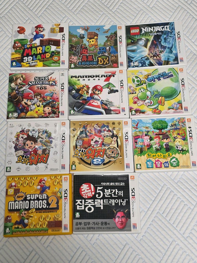 닌텐도3ds 소프트 젤다, 커비, 포켓몬스터 택포 가격--1