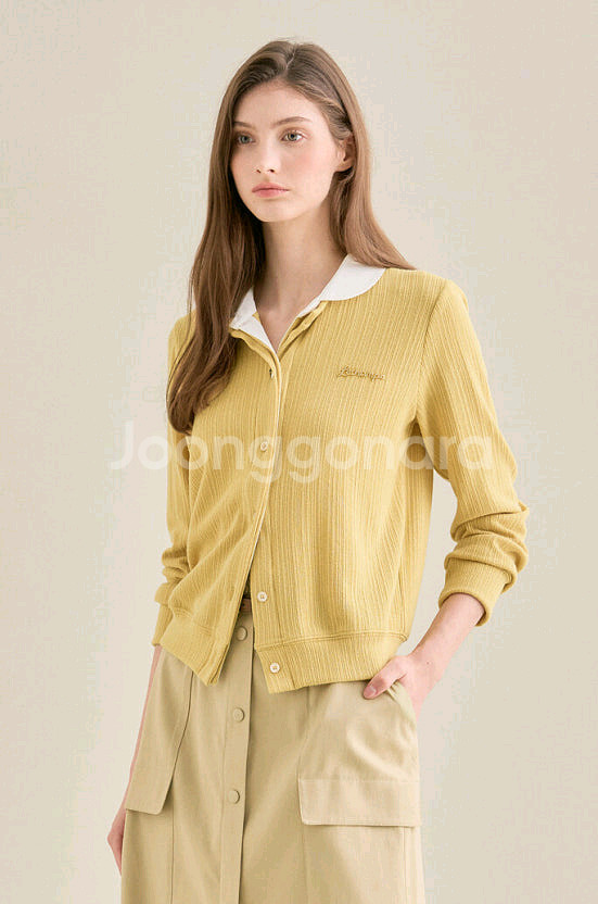 SJSJ 칼라레이어드 비딩티셔츠 랑방 타임 마인 시스템--0