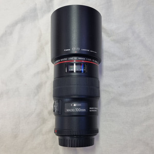 캐논 100mm is L 마크로렌즈 백마엘
