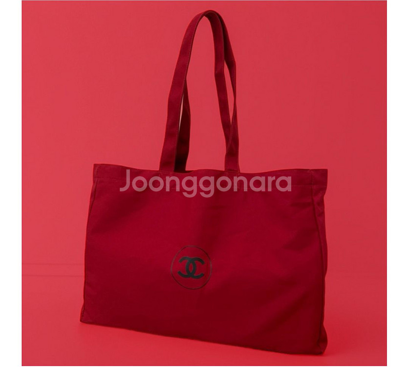 미개봉) 샤넬 뷰티 에코백 레드--1