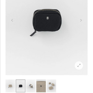 [새상품]아트앤사이언스 린넨 사각 파우치 S