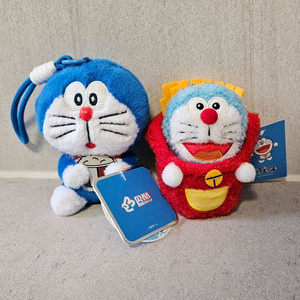 도라에몽 인형키링 2개 일괄