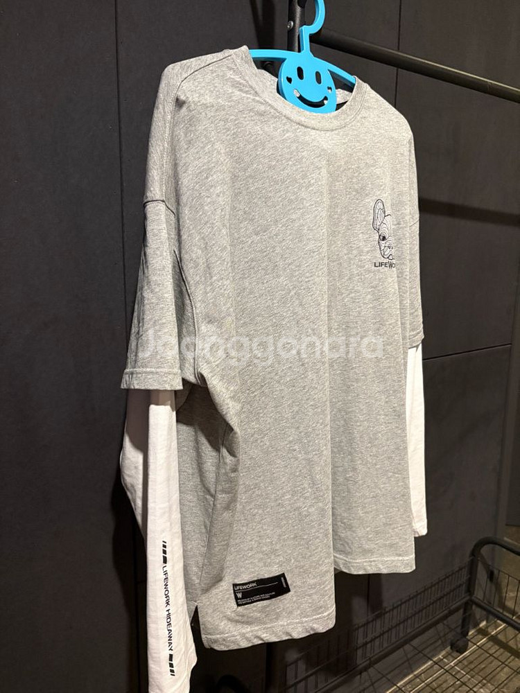 [중고,1~2회착용] 라이프워크 남성 긴팔티(L)--2