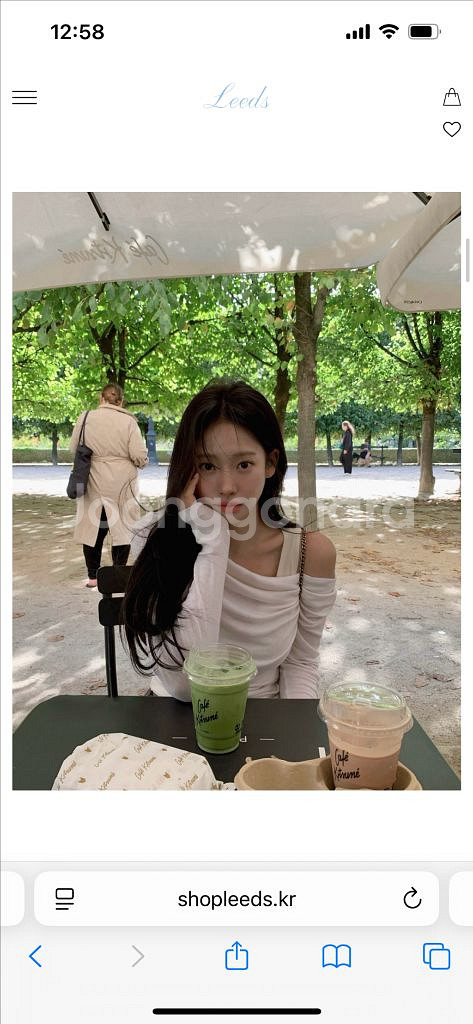 더위시 리즈 크림 레이어드티 아이볼--1