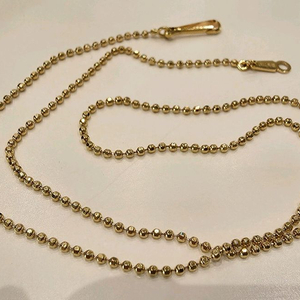 18k골드_컷팅볼 네크리스