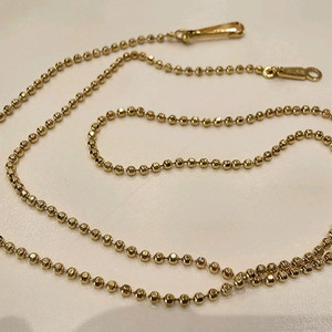 18k골드_컷팅볼 네크리스