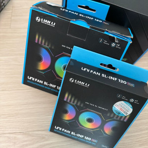리안리 SL-INF 유니팬 정방형 블랙 120 3팩 + 컨트롤러, 1팩
