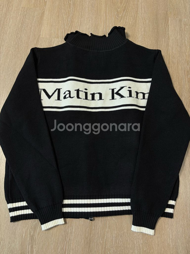 마뗑킴 니트 집업 가디건 L--0