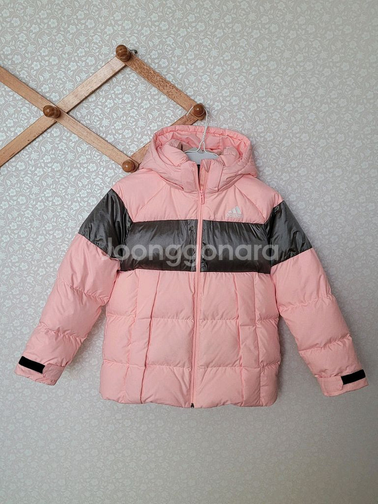 아디다스140사이즈패딩 아디다스키즈 여아패딩 주니어패딩--0
