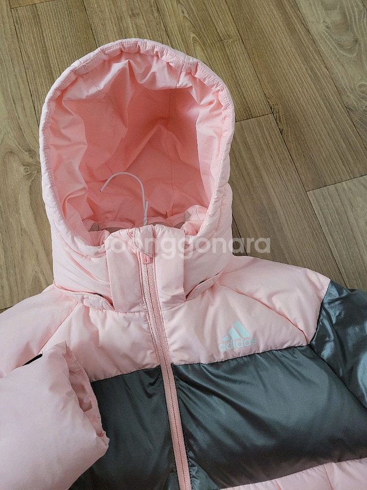 아디다스140사이즈패딩 아디다스키즈 여아패딩 주니어패딩--3