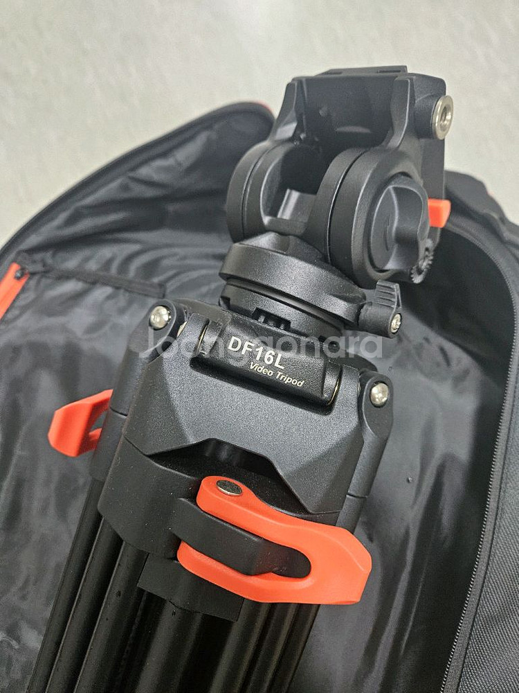 코만 DF16L 비디오 삼각대 + 유압식 헤드 세트--1