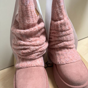 ugg 어그 클래식 미니 디퍼 레그워머 핑크 던 240