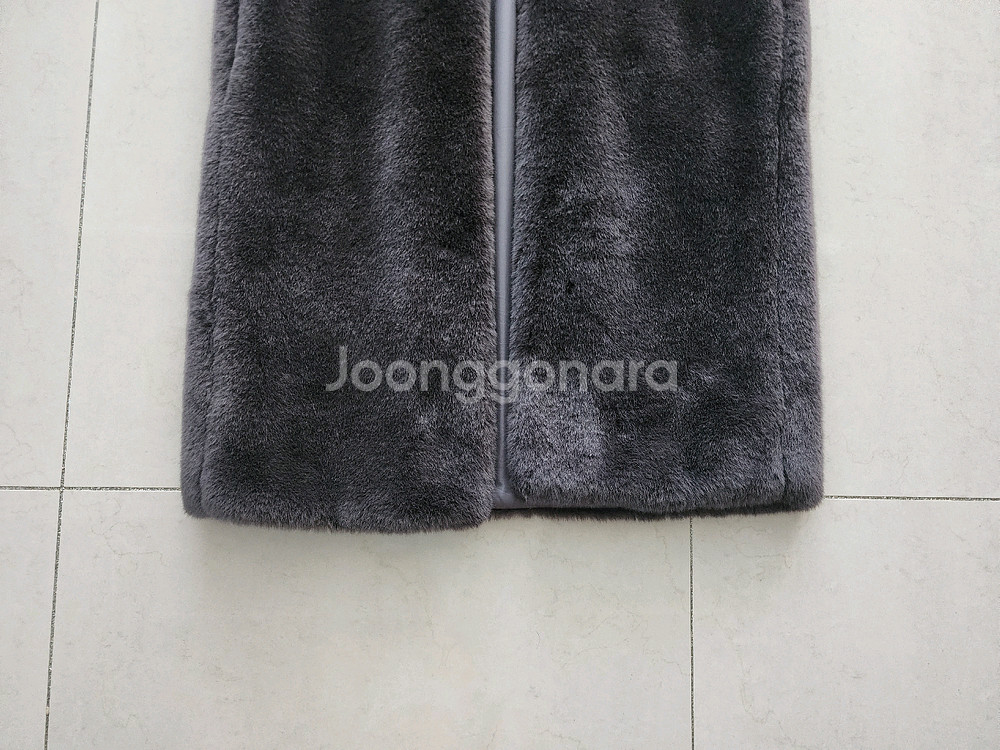 여성복 멜로디가든 인조퍼 롱베스트 팔아요--2