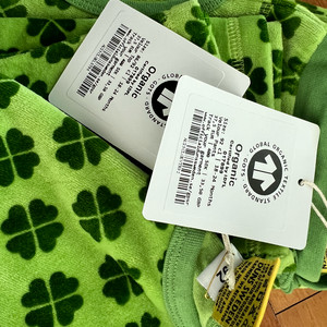 던스 벨루아 클로버 그린 상하 세트