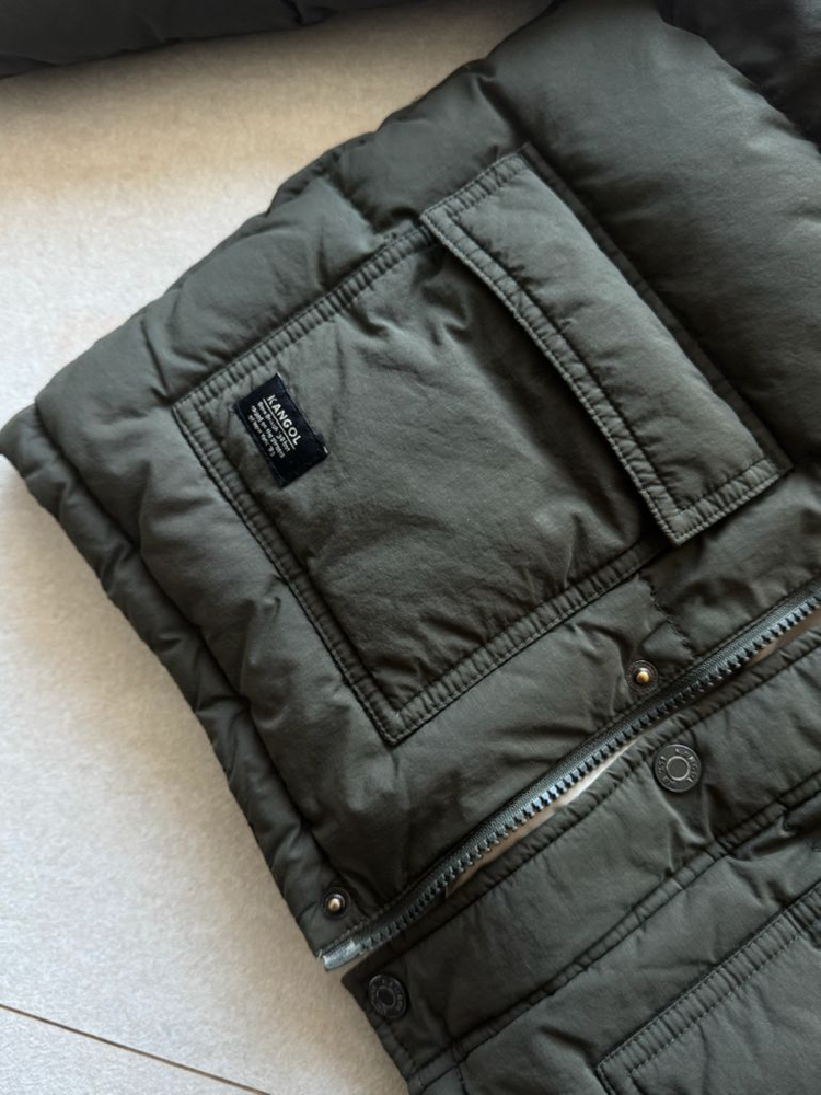 캉골키즈 딥카키패딩145--2