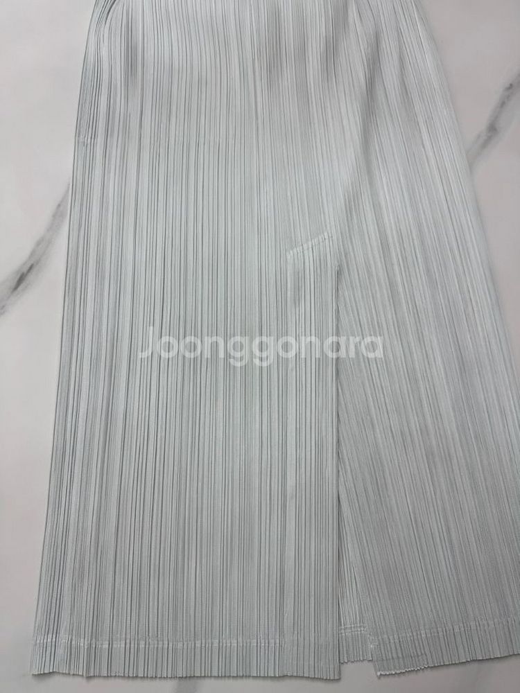 플리츠플리즈 시커 멜빵 스커트 원피스 3 이세이미야케--1