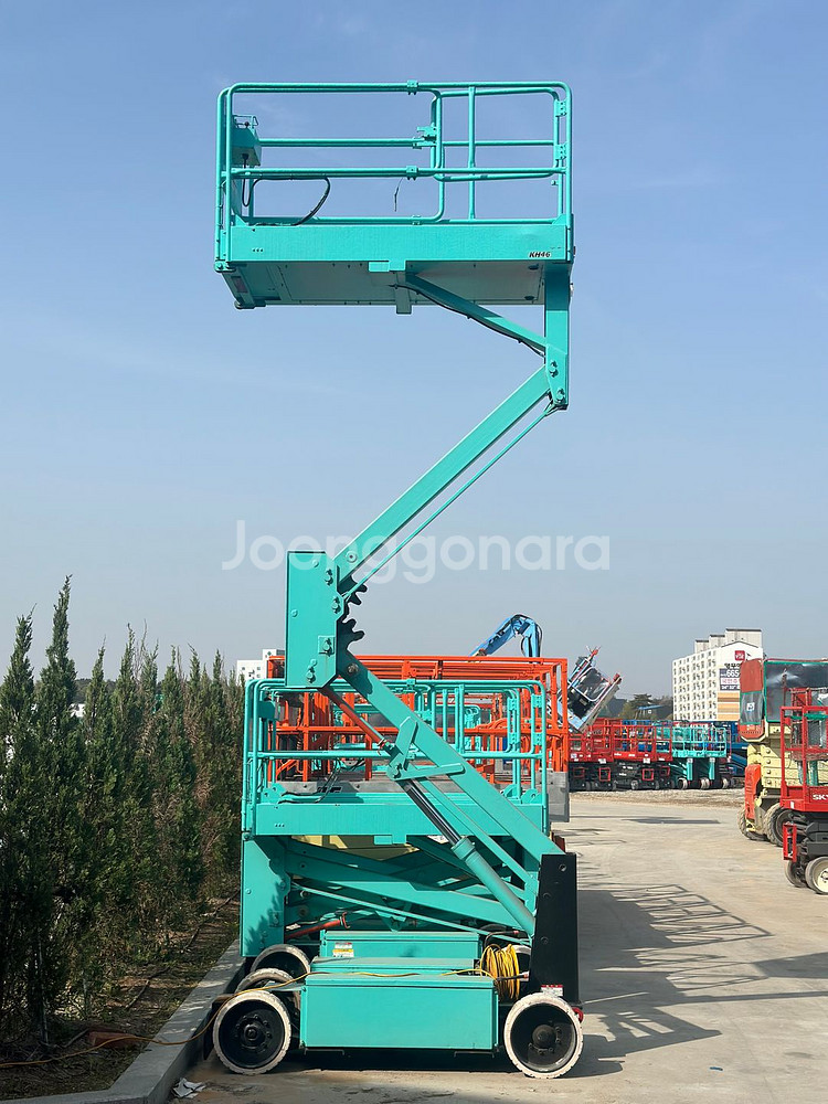 이가격에 신품배터리, 무상AS기간 연장까지? 고소작업대 KH46--0